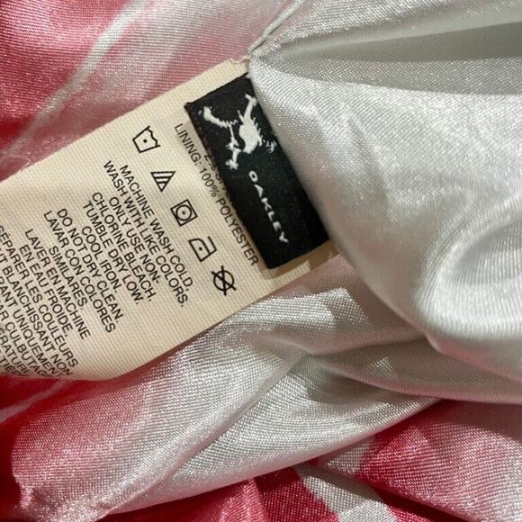 Y2K OAKLEY TRENCH COAT KHAKI SZ XS PEA COAT MILITARY STYLE VERSATILE AESTHETIC - Picture 5 of 16